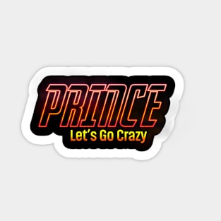 Let's Go Crazy Prince Sticker